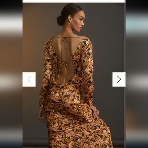 NWT Anthropologie Significant Other Flounced floral maxi dress